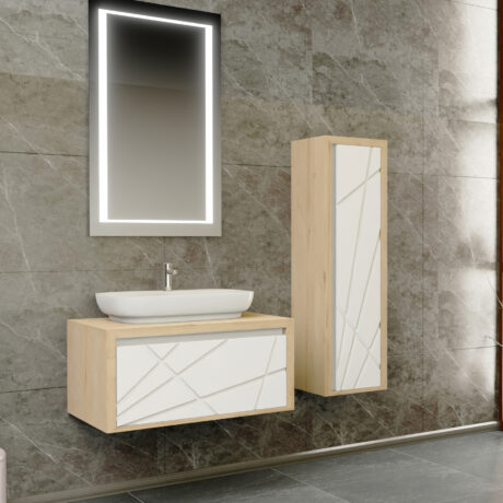 Eva 80 Banyo Dolabı