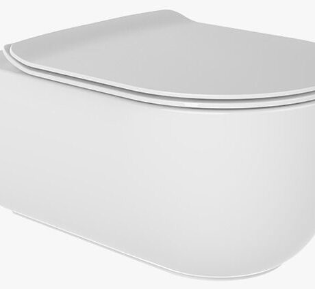 Lüks Seri Ultra Modern Asma Klozet - Kanalsız (Rimless) Hijyenik Sistem ve Entegre Slim Kapak