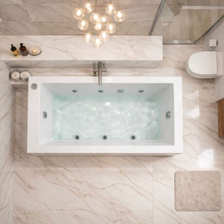 Hidromasajlı Dikdörtgen Akrilik Küvet