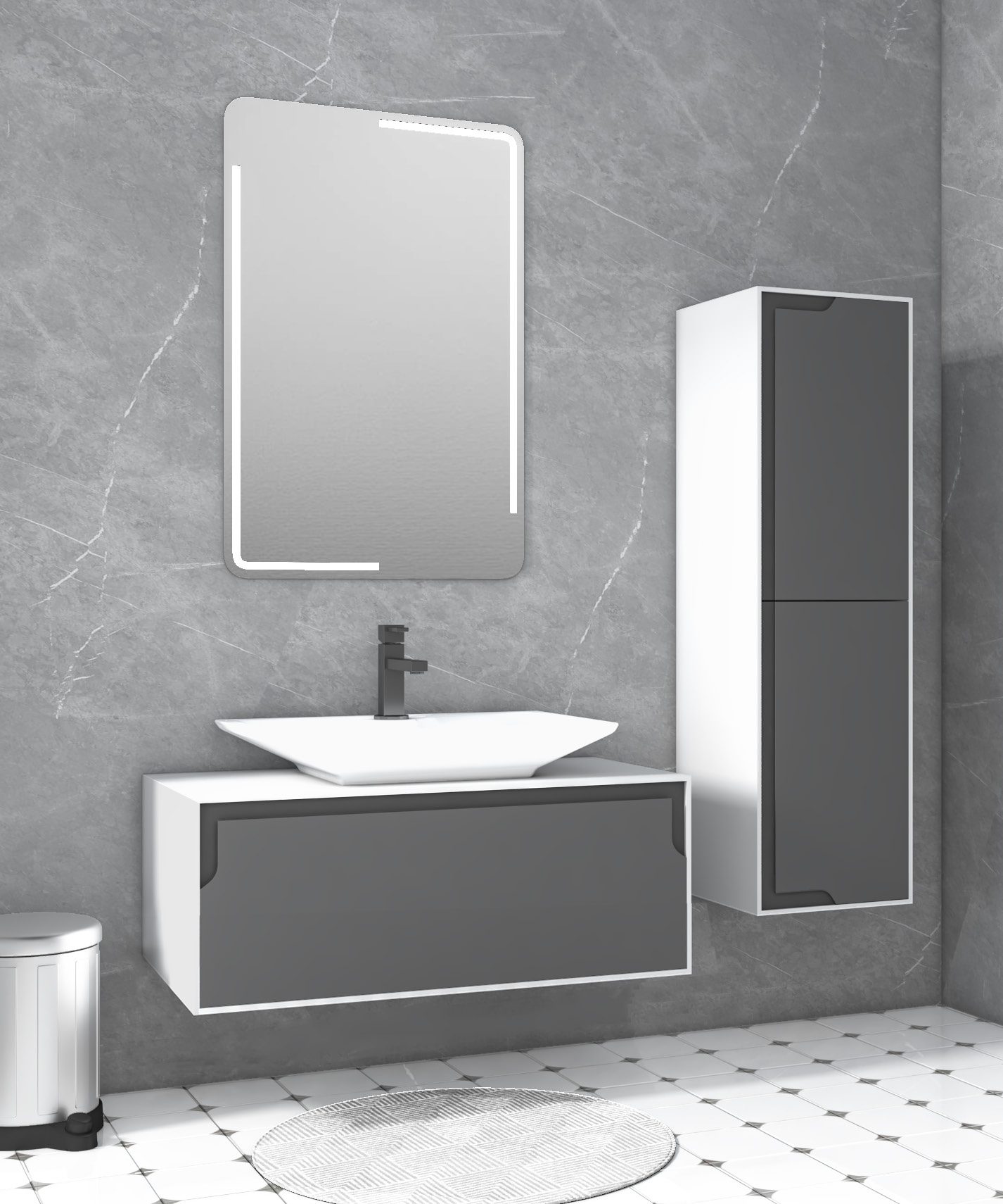 Tines 100 Banyo Dolabı